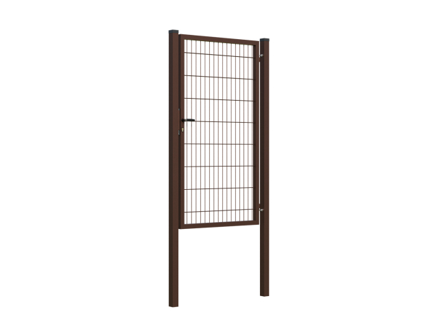 Bránka 1kr. 2D BOX ZnPVC 1000x1700mm RAL 8017 hnedá